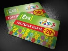 Изготовление пластиковых карт с фактурой. Заказчик «Еха»